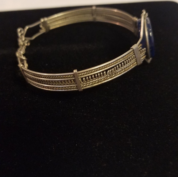 Lapis Earrings and Bracelet Set - Picture 4 of 7